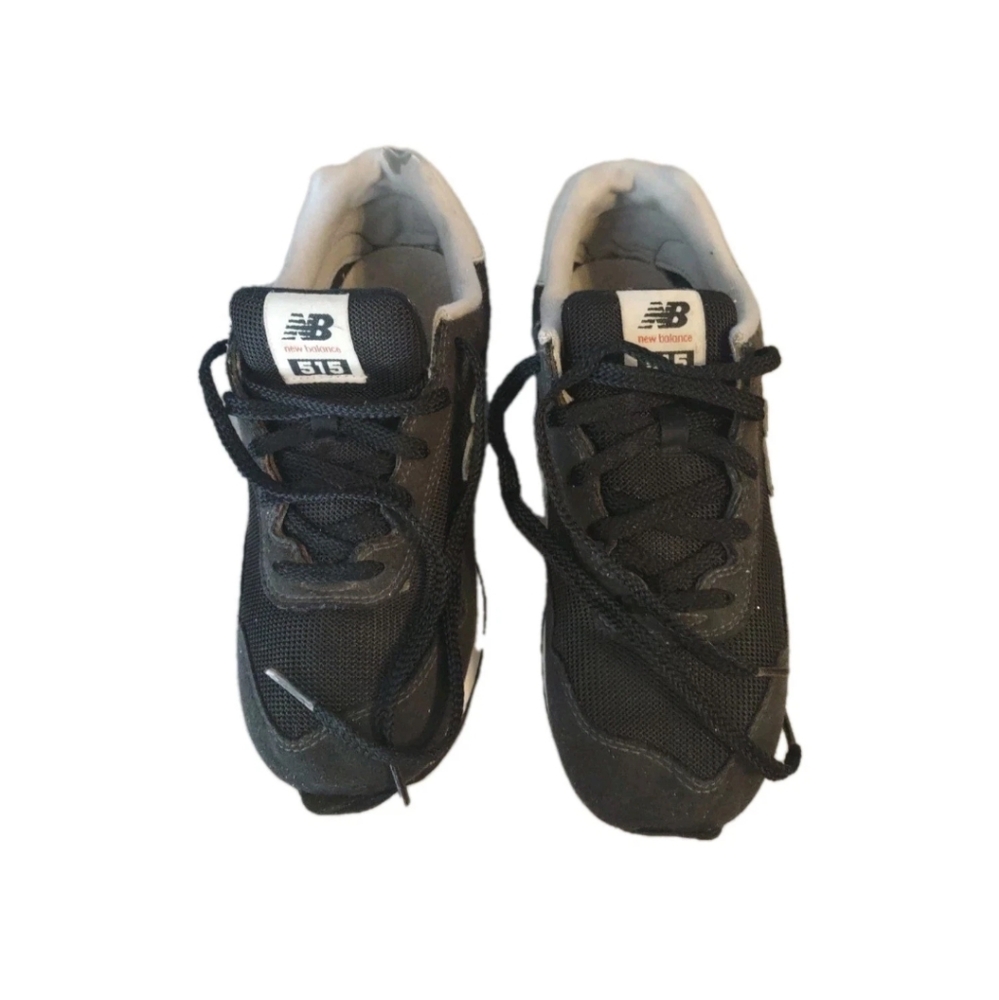 NEW BALANCE 515 YC515RB3 BLACK GRAY Youth SIZE 5 WALKING RUNNING SNEAKERS